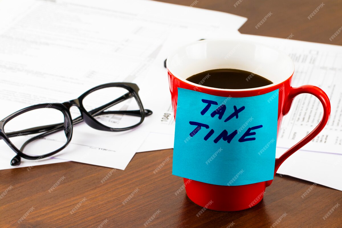 Time for Taxes Money Financial Accounting Taxation Concept